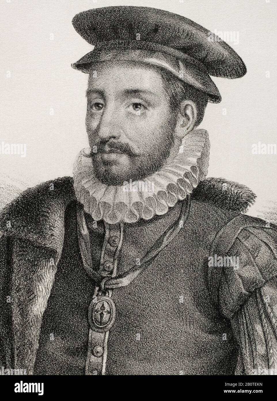 Luis de Requesens y Zuñiga (1528-1576). Spanish military