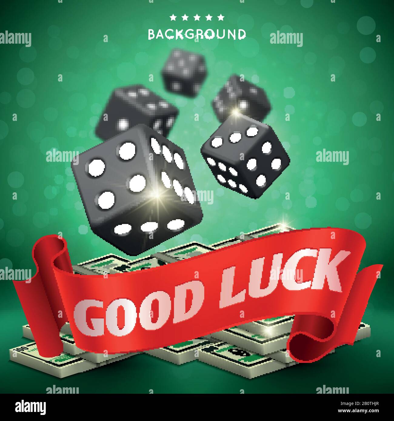 good-luck-dice-stock-vector-images-alamy