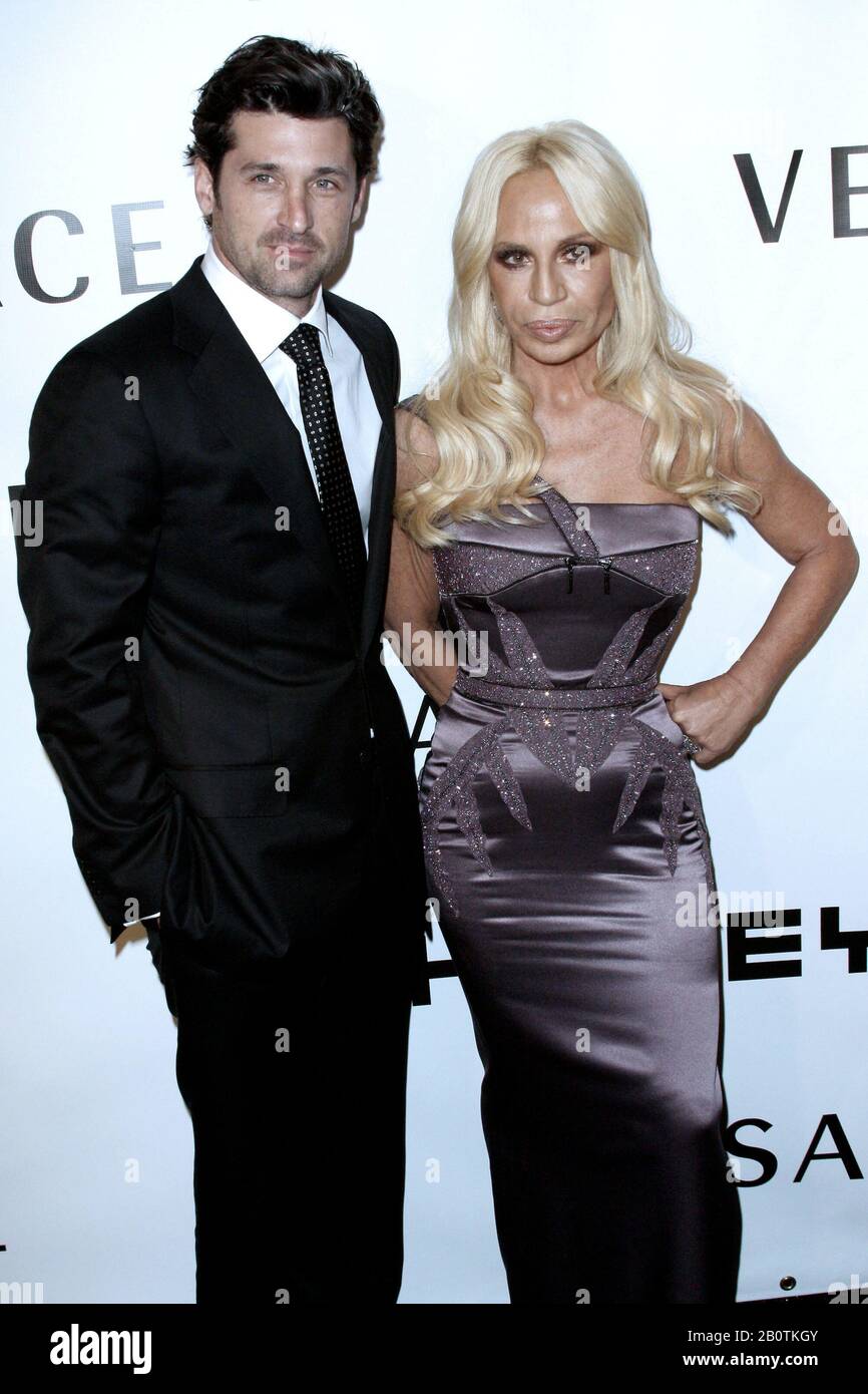 Patrick dempsey and donatella versace hi-res stock photography and images -  Alamy