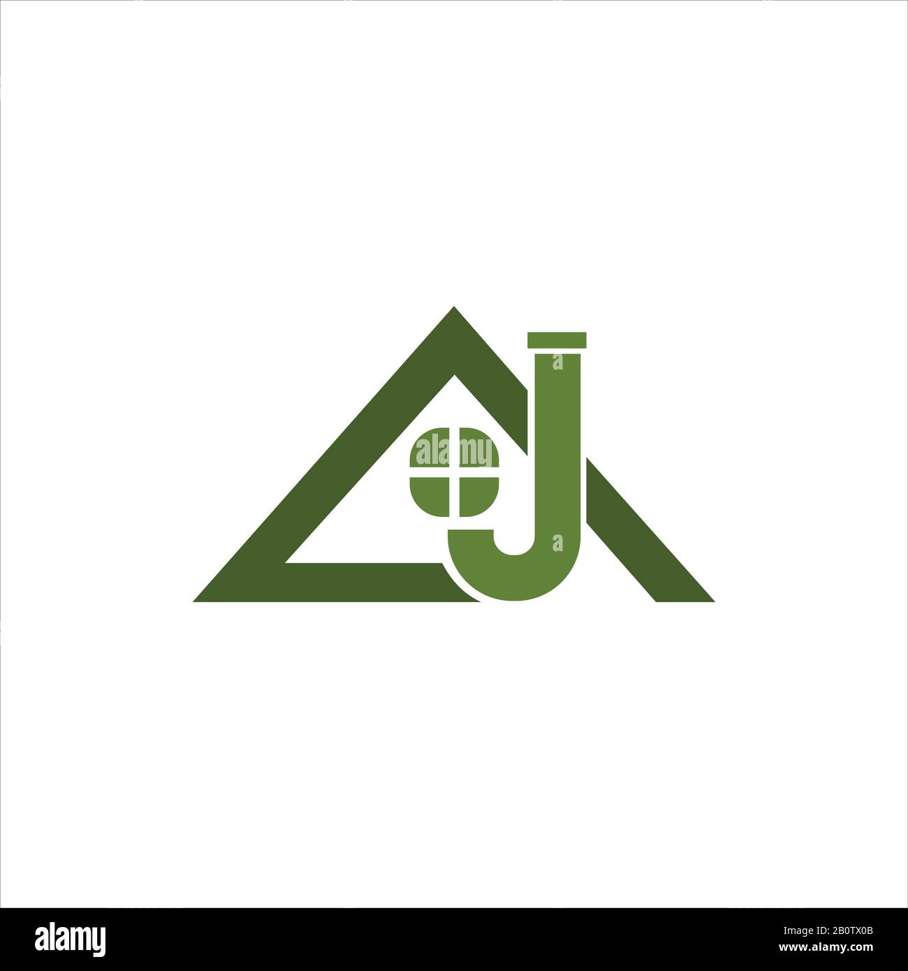 Initial letter aj or ja logo design template Stock Vector Image & Art ...