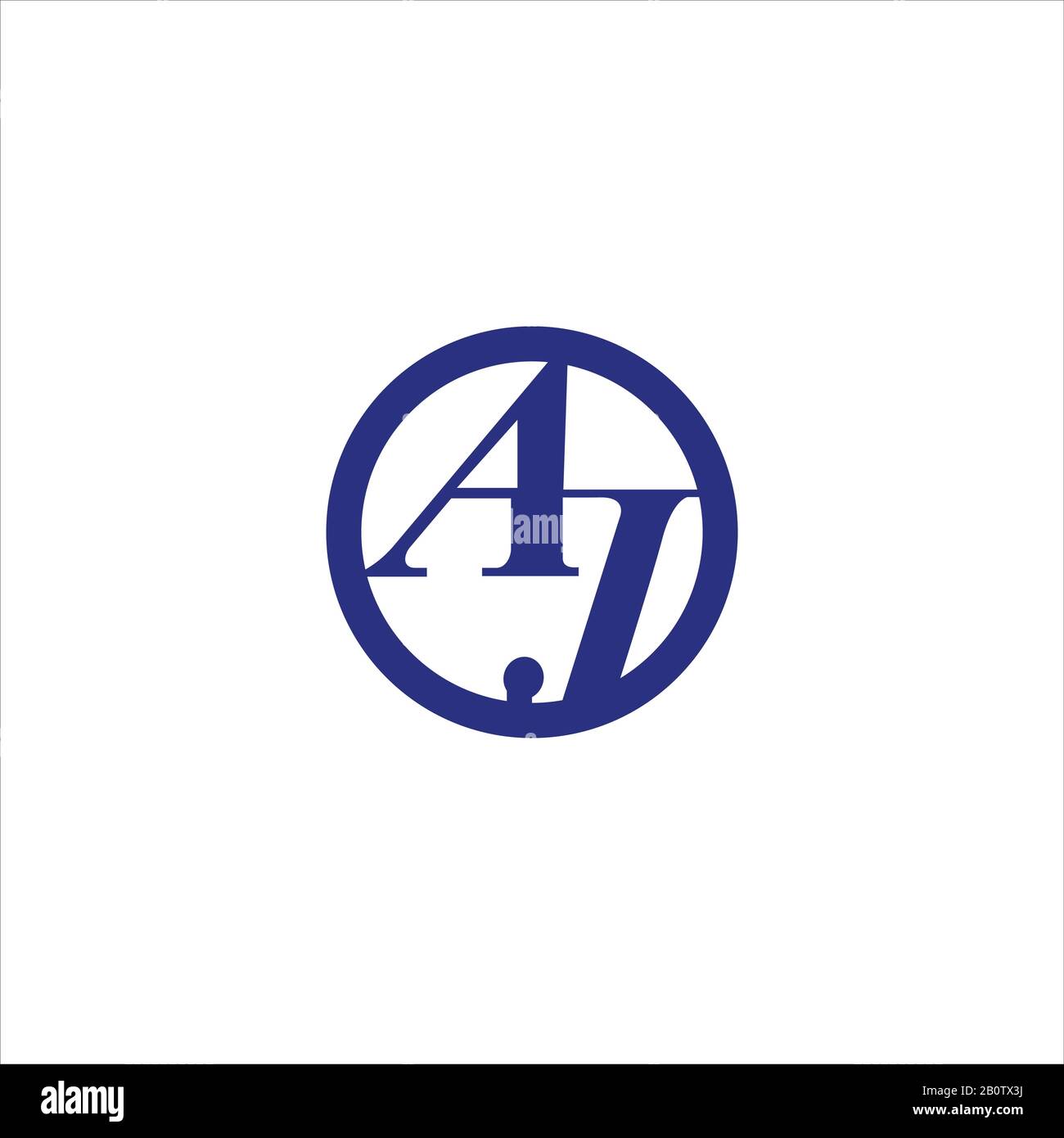 Initial letter aj or ja logo design template Stock Vector Image & Art ...