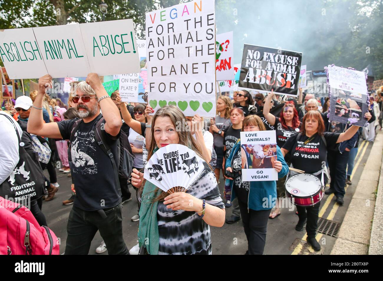 Animal Rights Protest - London 18th August 208 Stock Photo - Alamy