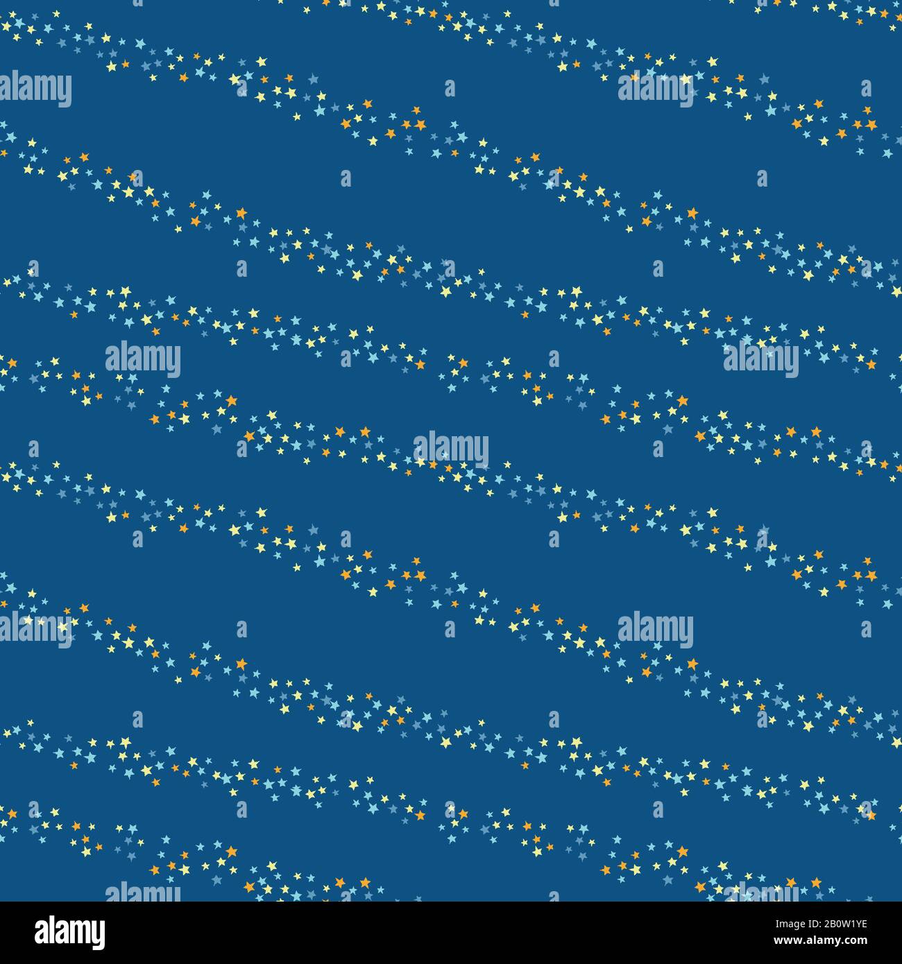 stripes of stars seamless vector pattern on a classic blue background ...