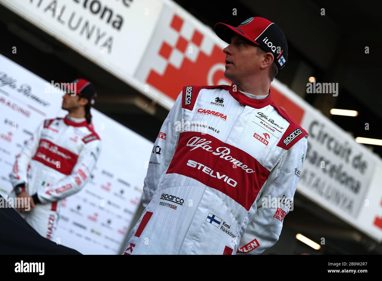 Team Alfa Romeo Sauber presented the new 2020 C39 car #07 Kimi ...