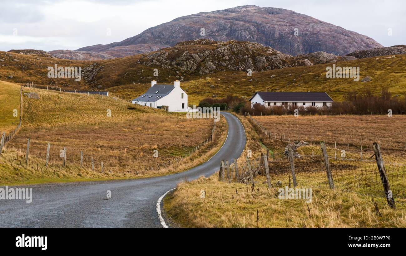Scotland Outer Hebrides Rugged and Beautiful Stock Photo