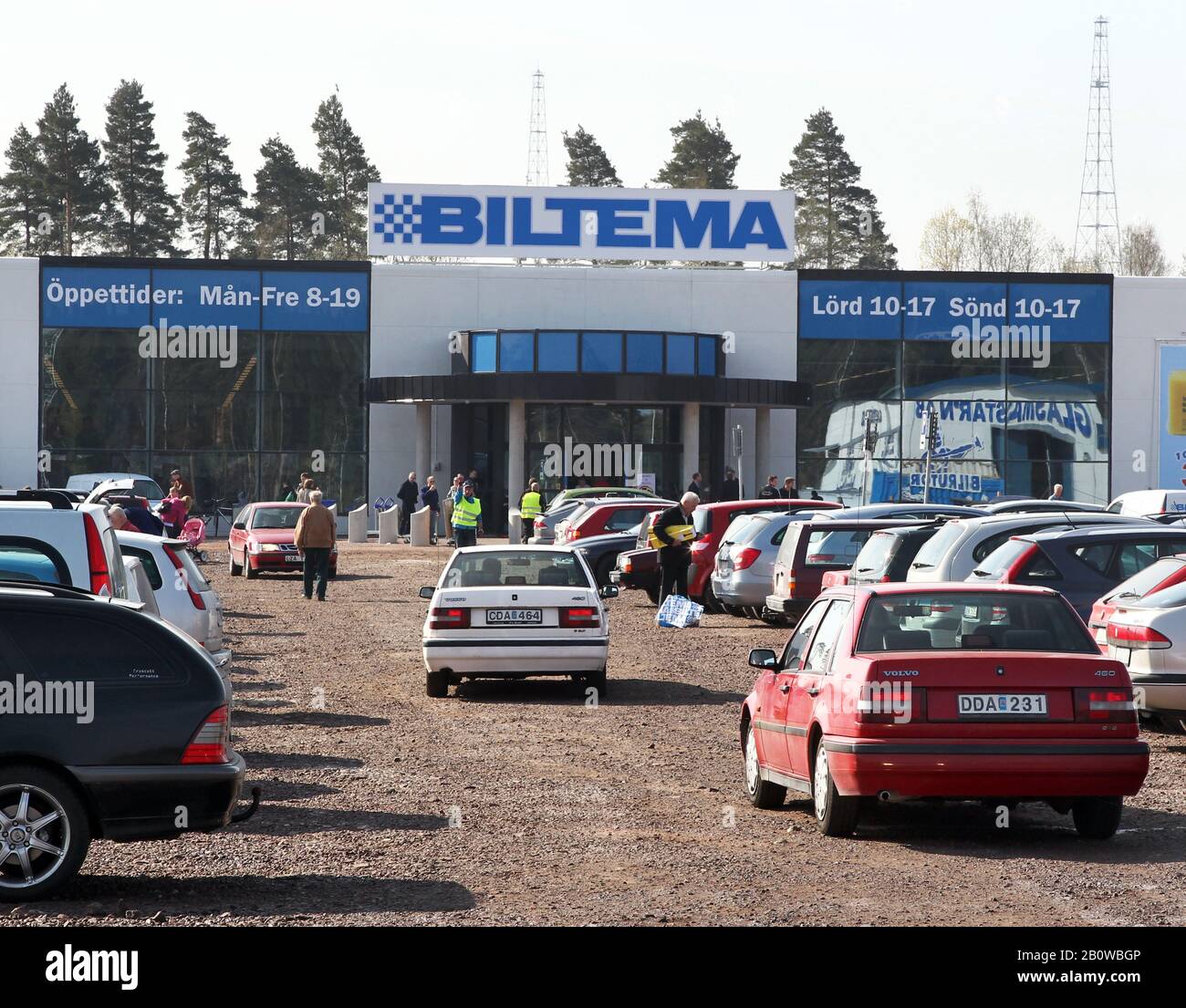 Opening of new Biltema store. Biltema is a Swedish chain of  restaurants/retail stores, specialising in