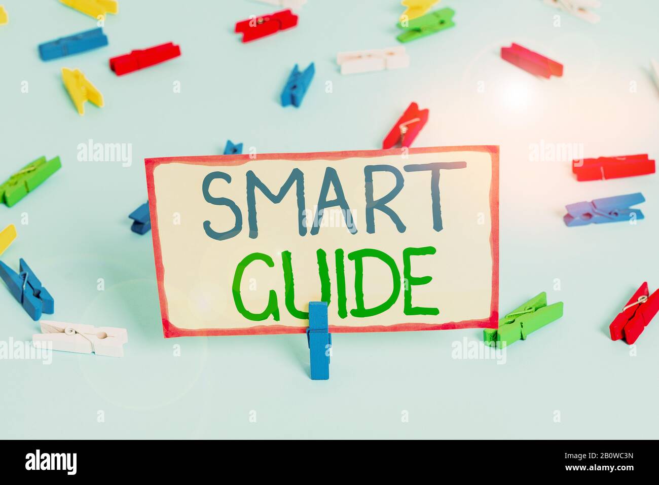 Handwriting text Smart Guide. Conceptual photo used to guide the ...