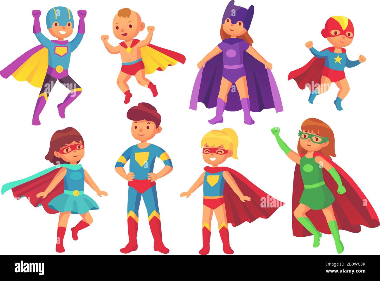 superhero cartoon clipart