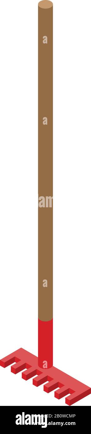 Farm rake icon, isometric style Stock Vector Image & Art - Alamy