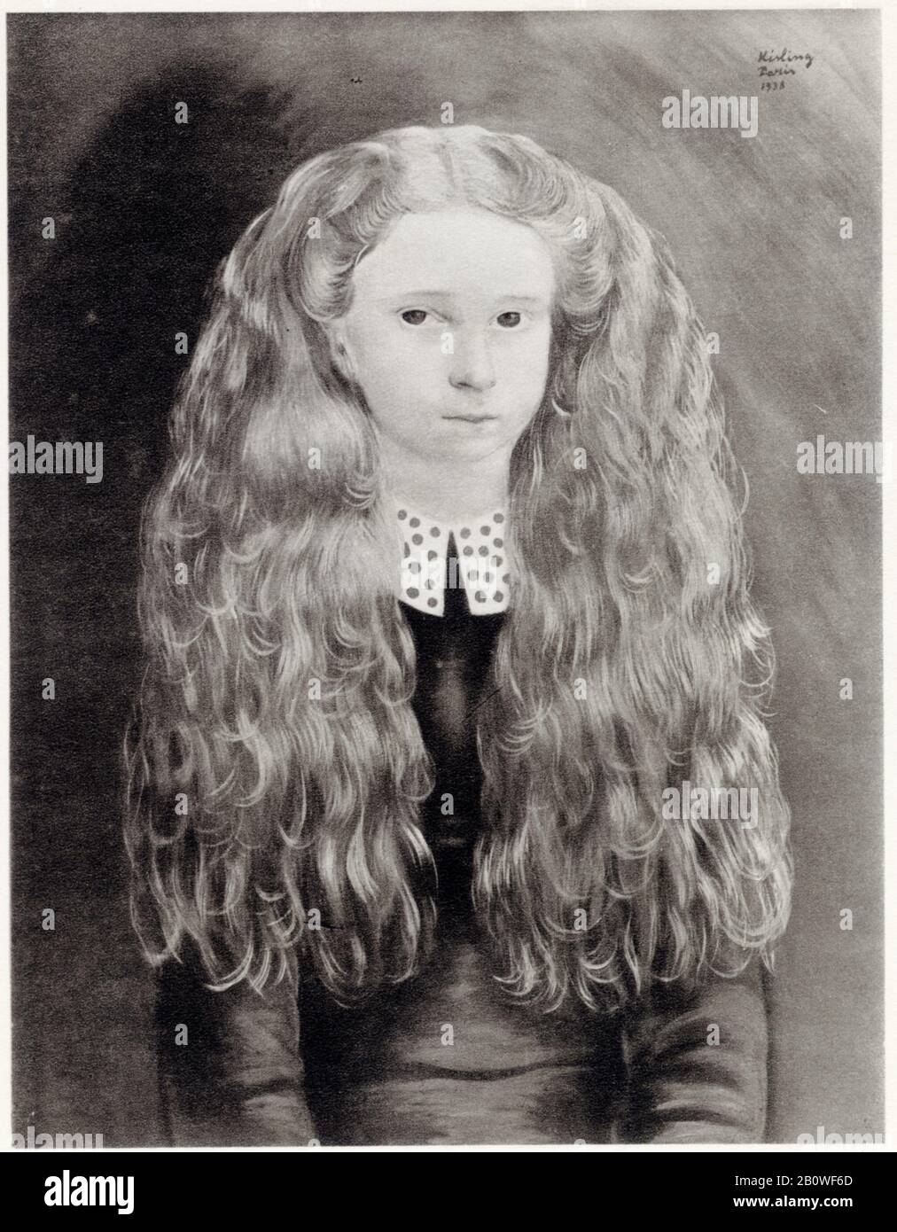 Moïse Kisling ( 1891-1953). Rosine. 1938 Stock Photo