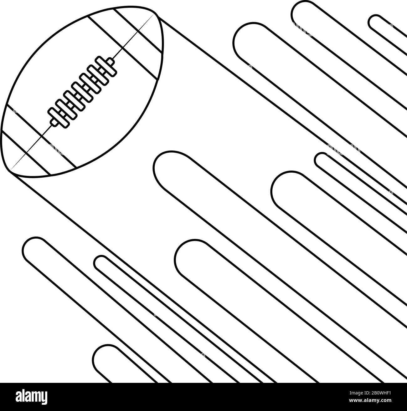 American football ball Stock Vector Image & Art Alamy