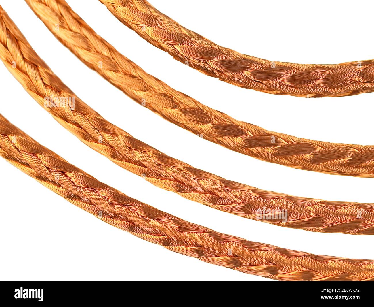Plant construction, copper wire Stock Photo Alamy