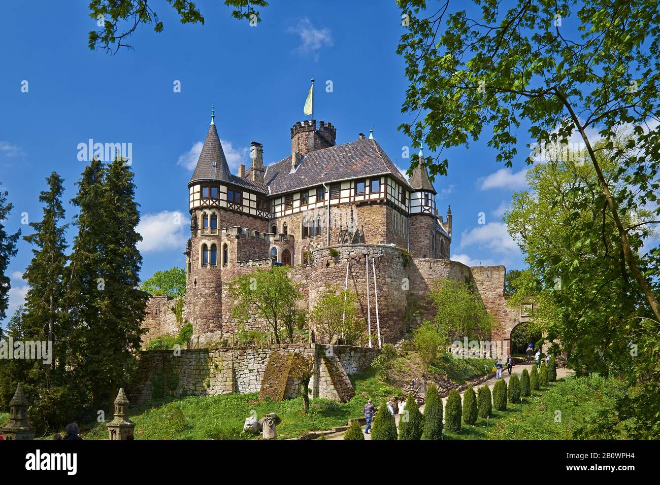 Berlepsch Castle near Witzenhausen, Goettingen District, Hesse, Germany, Europe Stock Photo