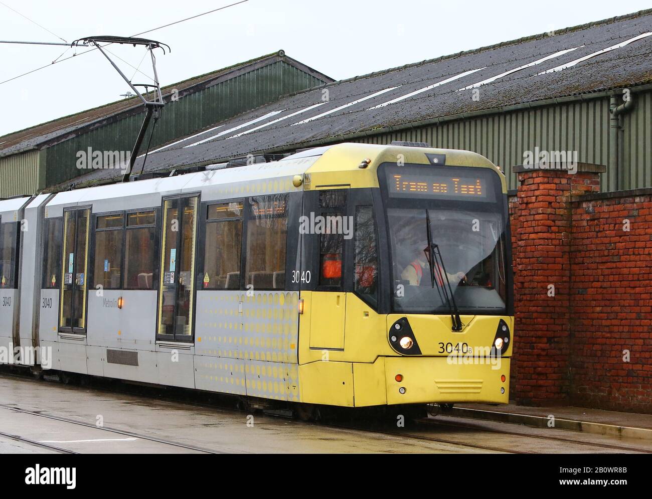 New Metrolink in manchester Stock Photo - Alamy