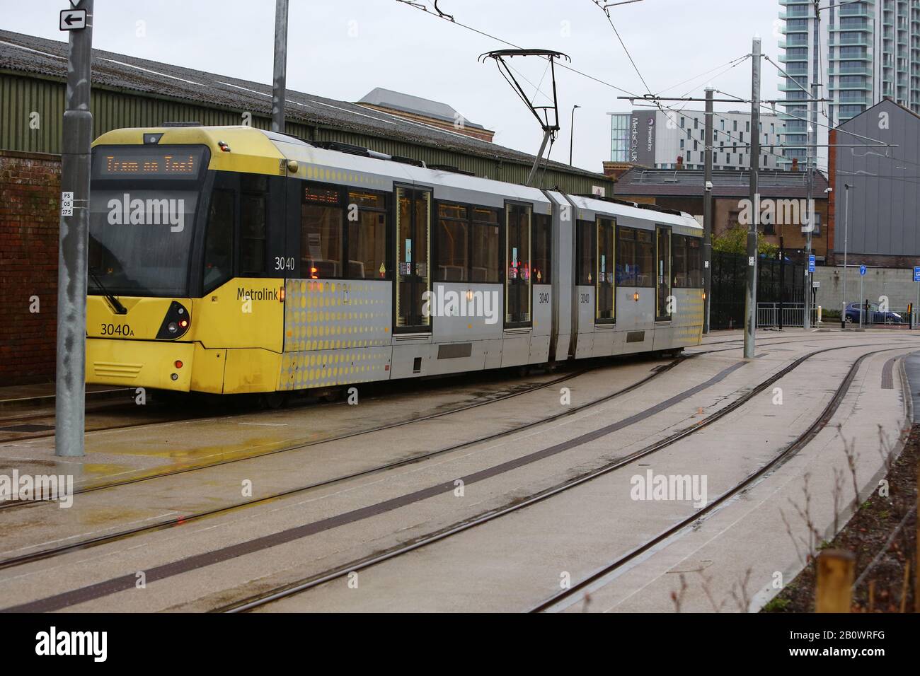 New Metrolink in manchester Stock Photo - Alamy