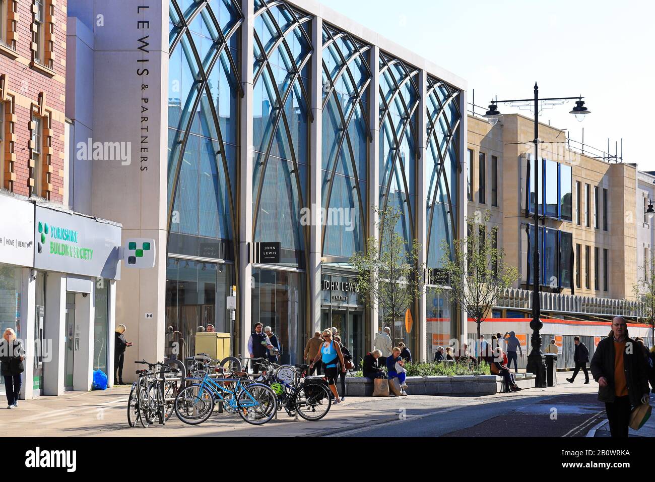 John lewis department store entrance hires stock photography and