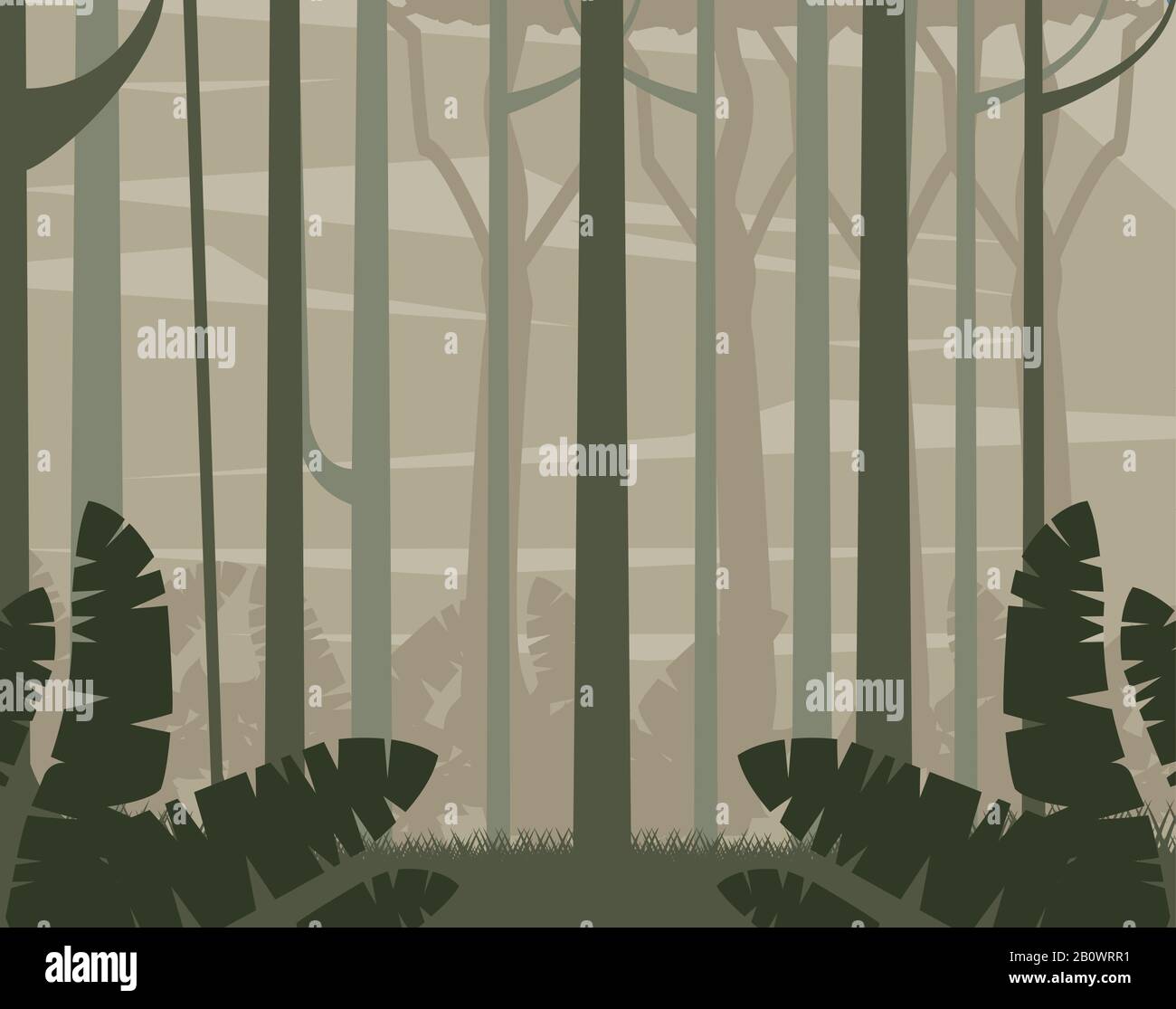 forest day landscape scene icon Stock Vector Image & Art - Alamy