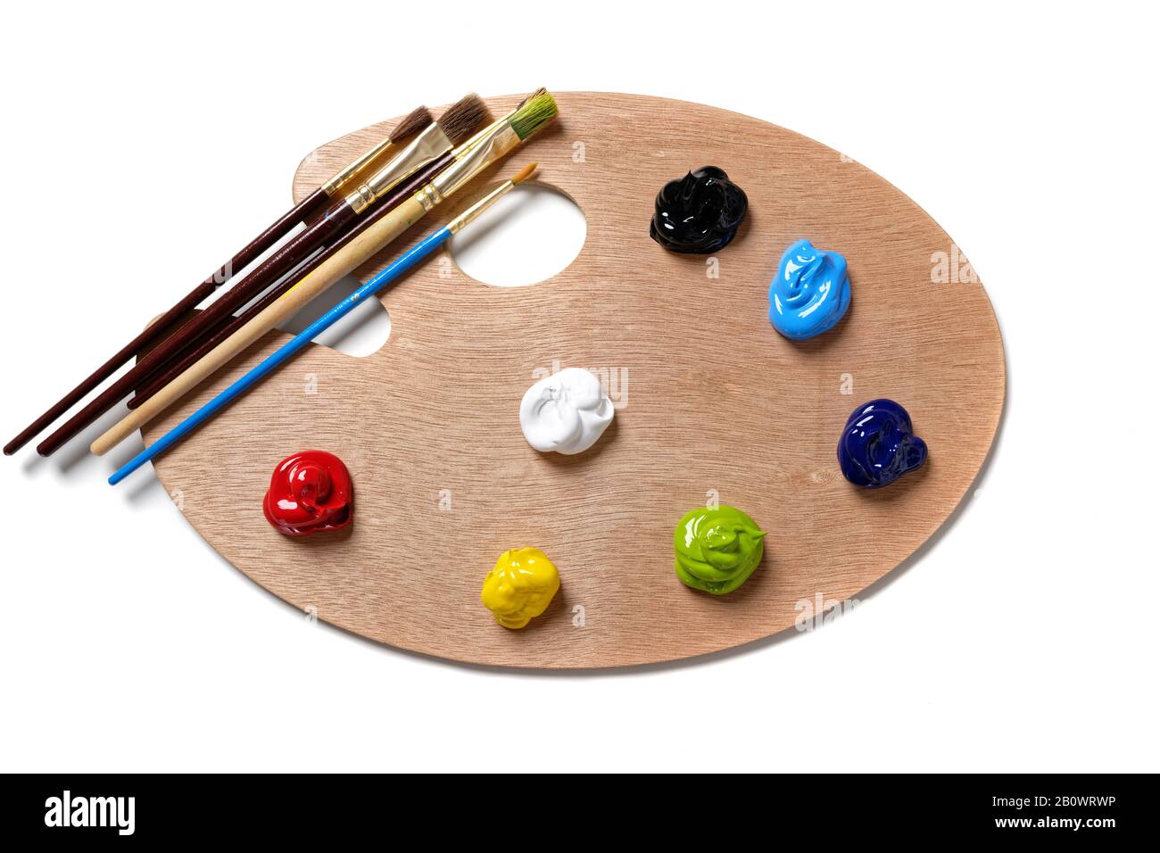 Artists brush and palette hires stock photography and images Alamy