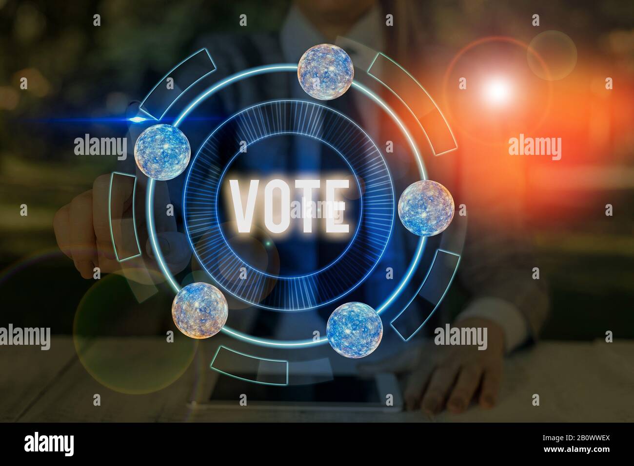 Handwriting text Vote. Conceptual photo Act of expressing a formal ...