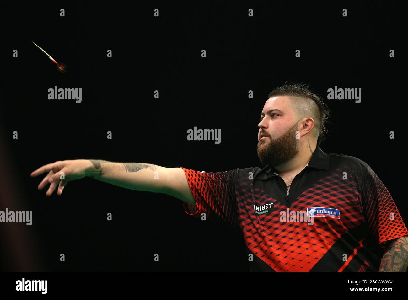 English professional darts player hires stock photography and images