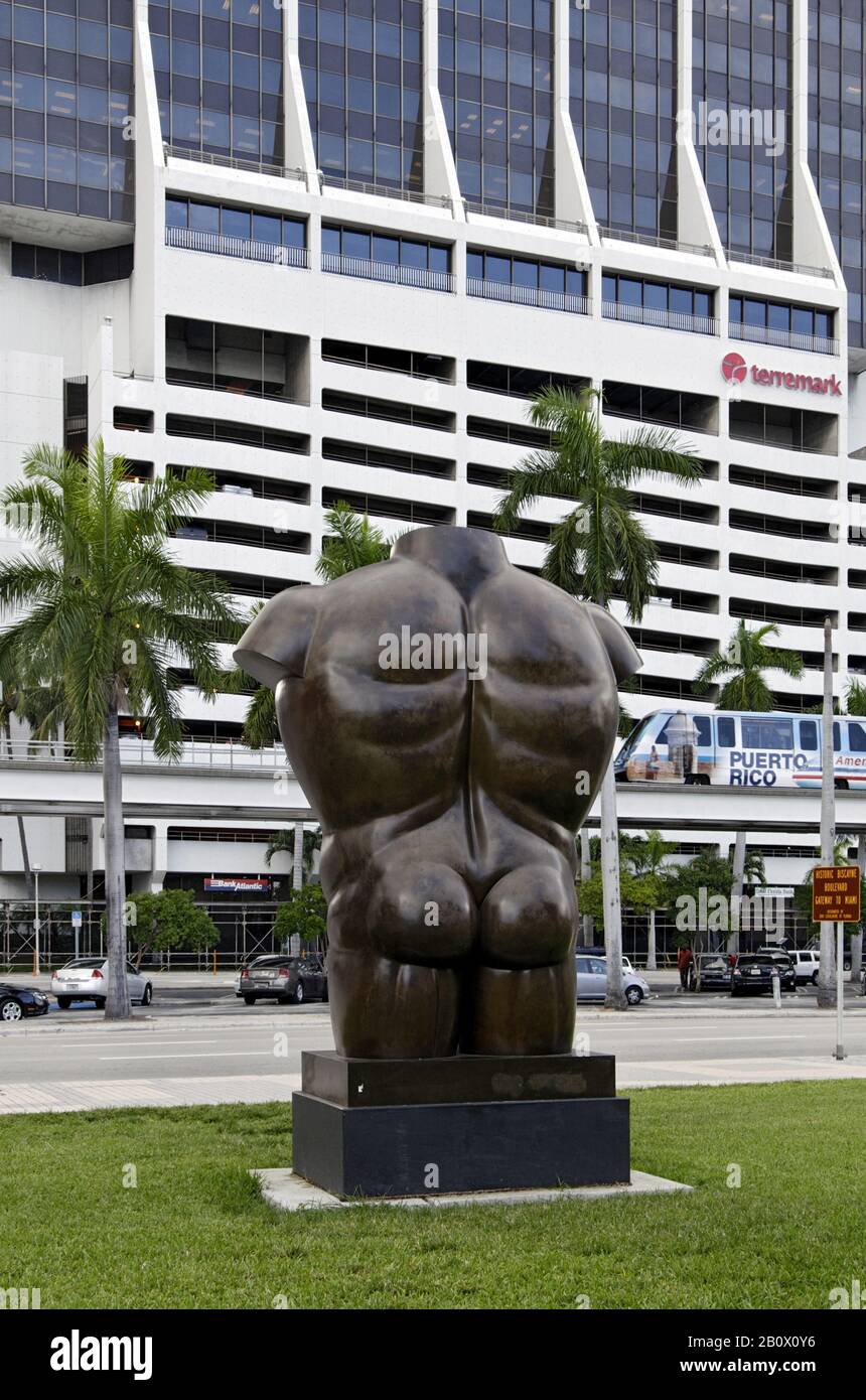 Sculpture, artwork, monument, Bayfront Park, Downtown Miami, Florida