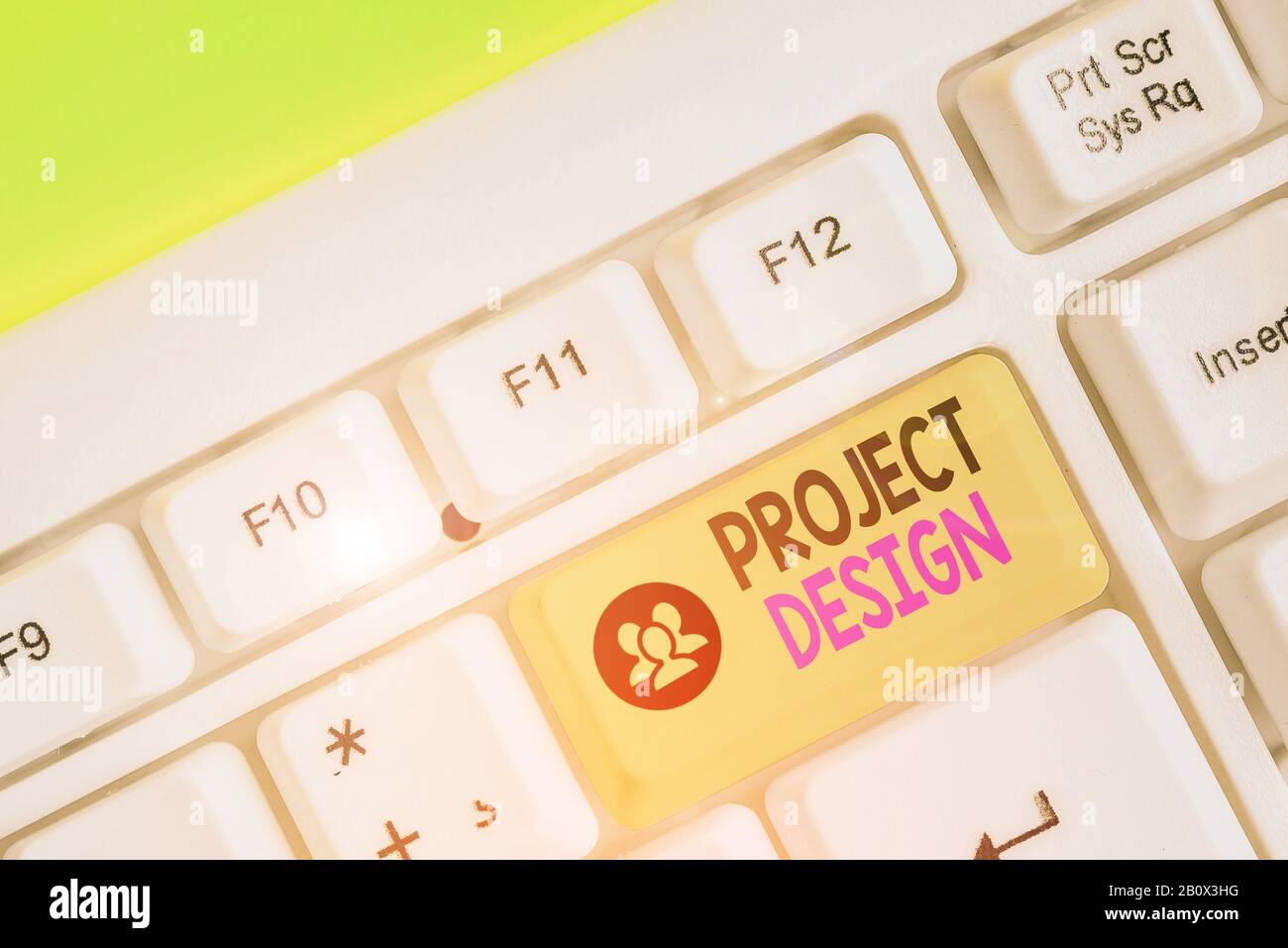 Project Written Image Handwriting text writing Project Design. Conceptual photo process of ...