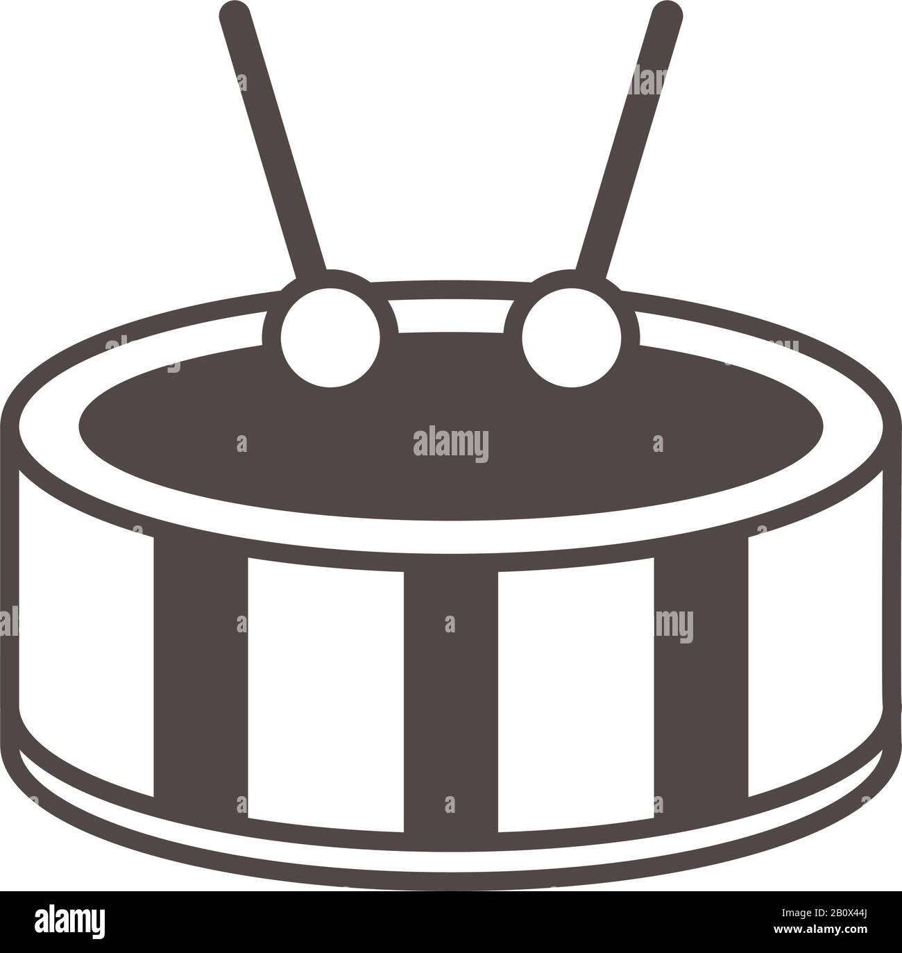 cute drum child toy line style icon Stock Vector Image & Art - Alamy