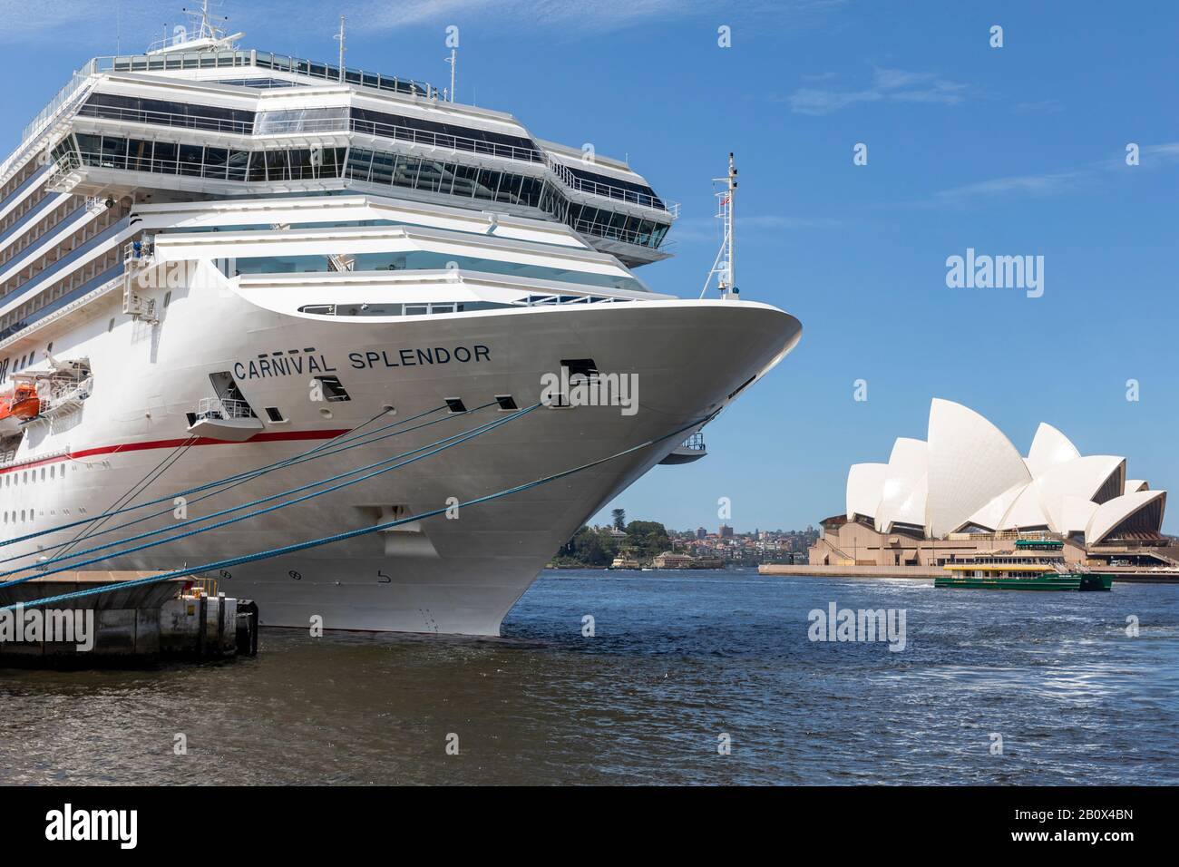 Sydney,Cruise ship Carnival Splendor in Circular Quay Sydney on a summers  day,New South Wales,Australia Stock Photo - Alamy