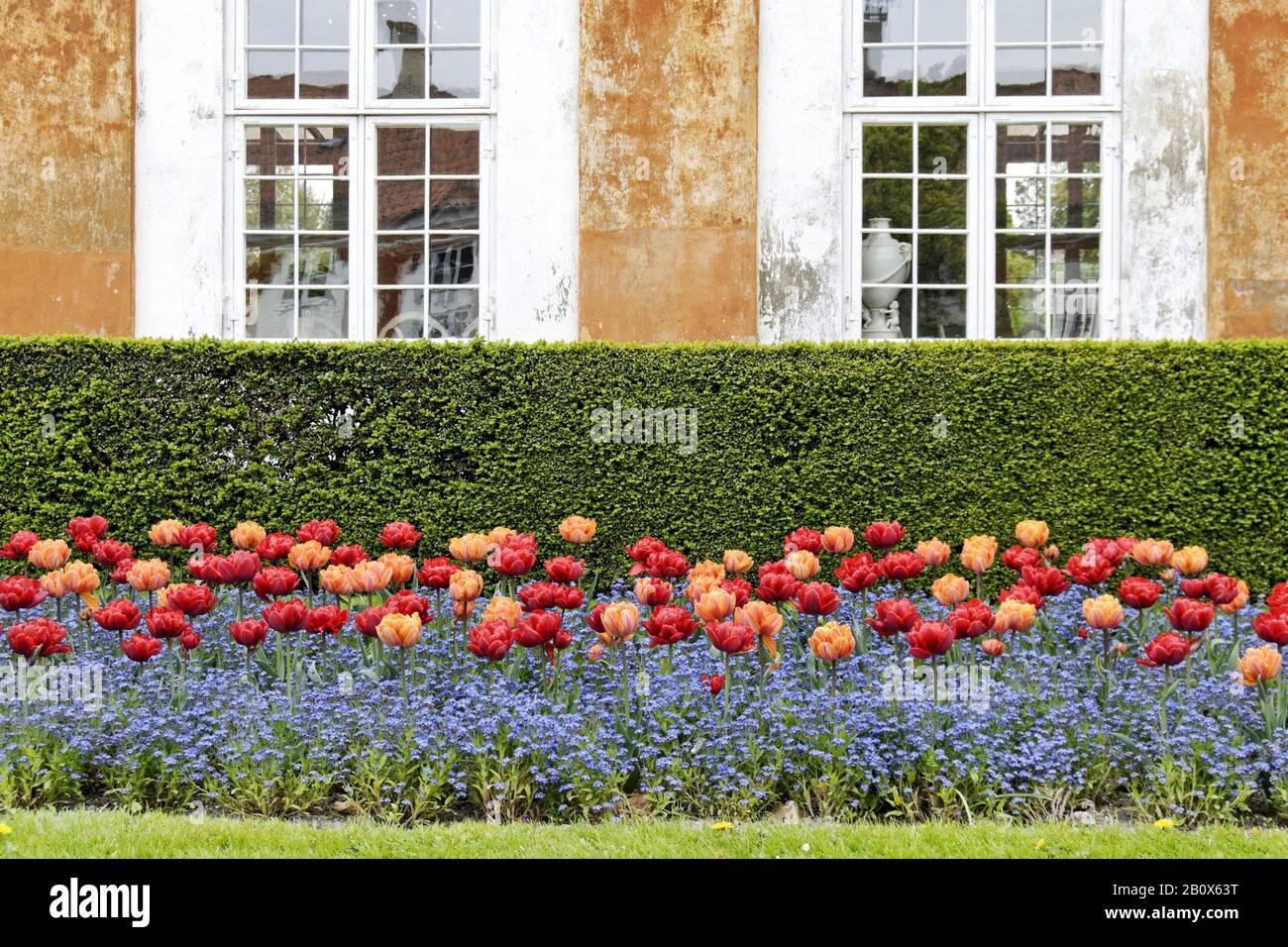 Entrance Frederiksberg Have, Castle Park, Copenhagen, Denmark, Stock Photo