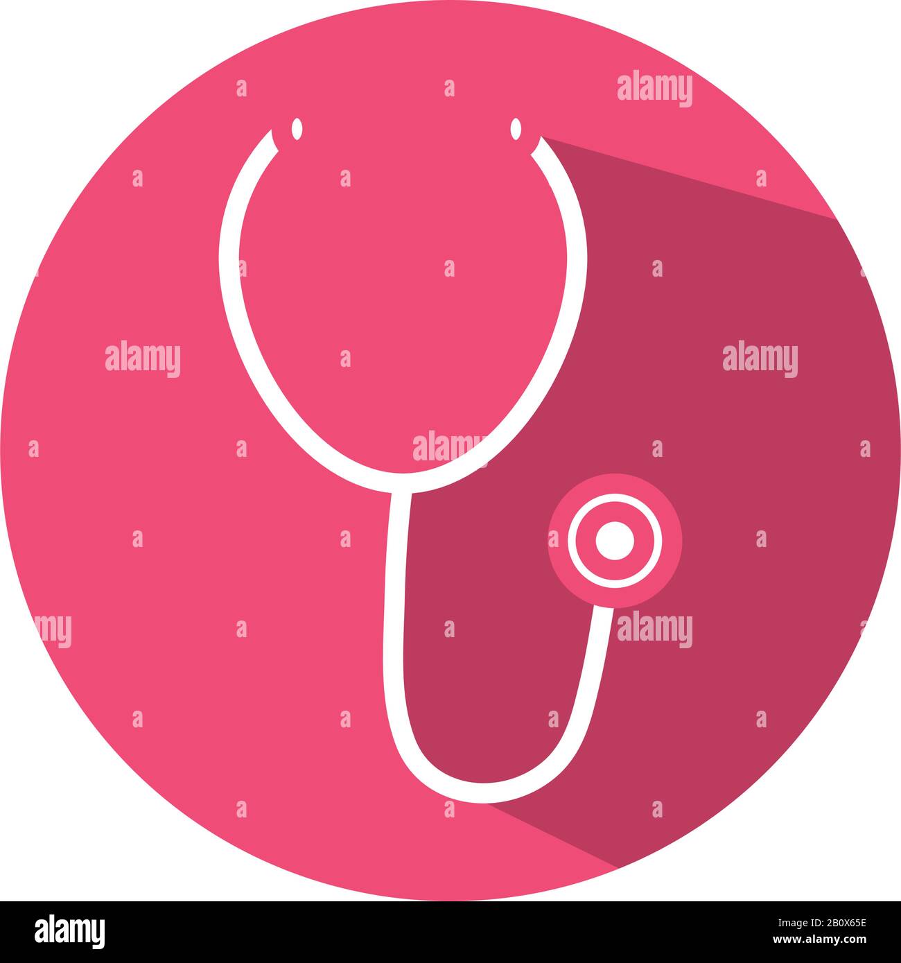 medical stethoscope tool block style icon Stock Vector Image & Art - Alamy