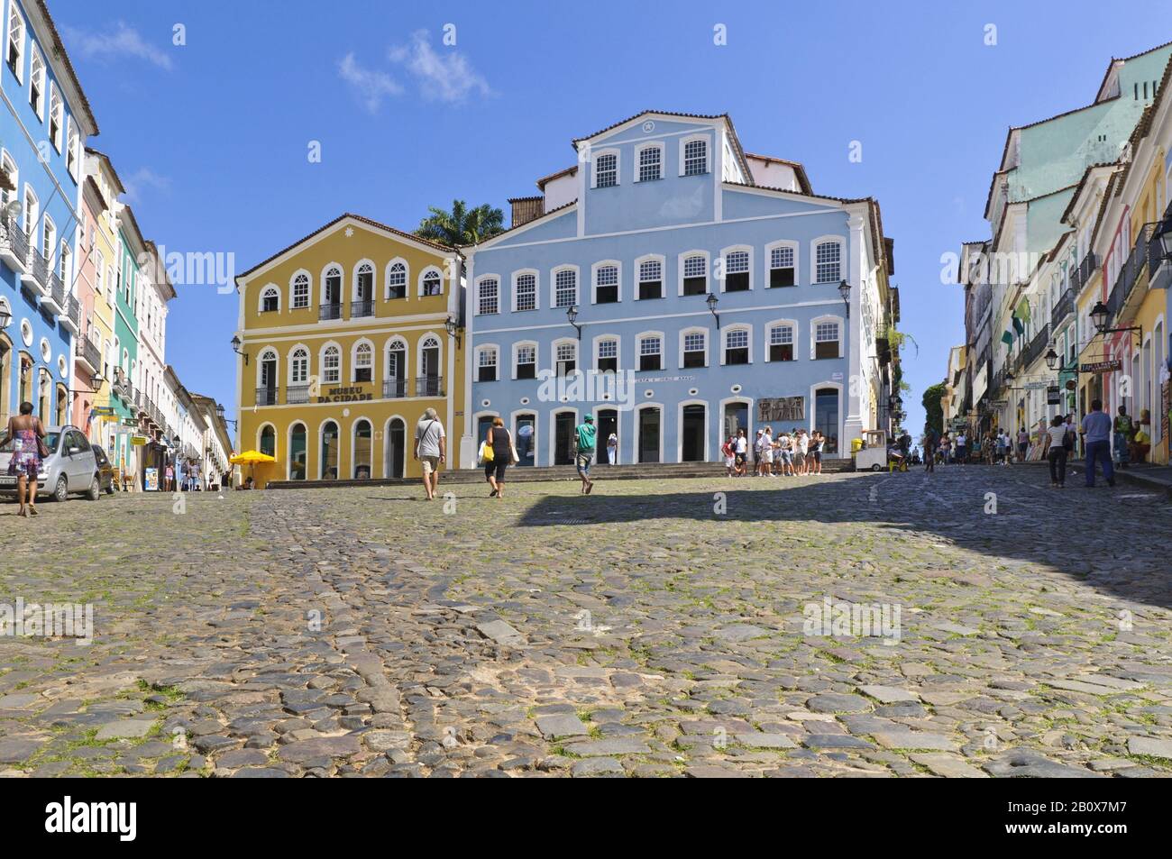 Salvador street carnival in Pelourinho, Bahia, Brazil, South America Stock  Photo - Alamy