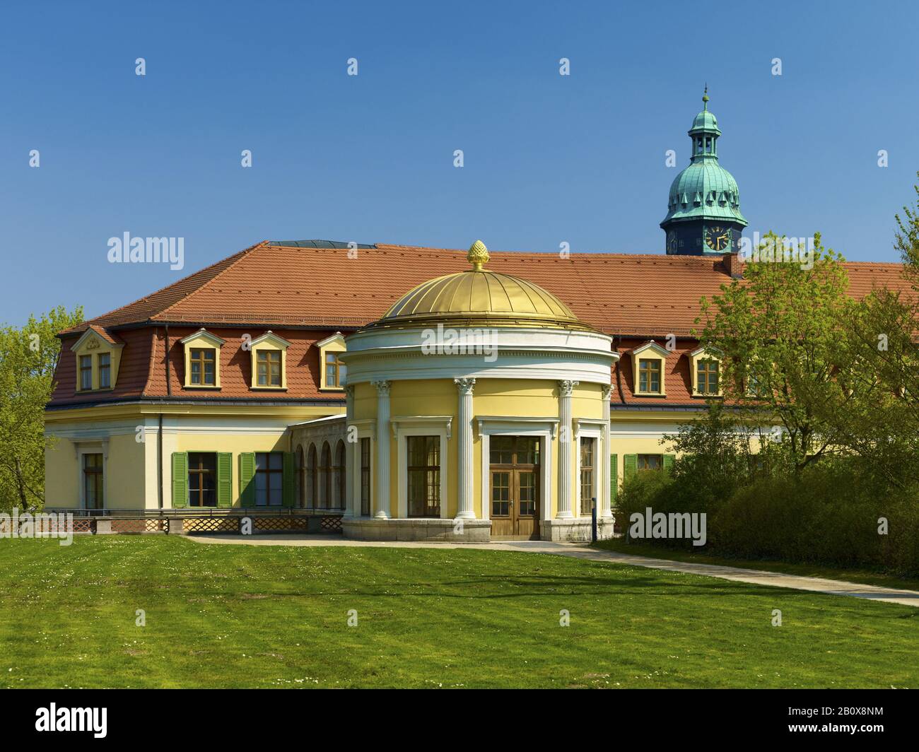 Sondershausen castle with pavilion hires stock photography and images