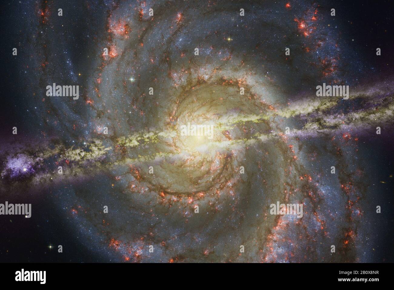 Beauty of endless cosmos. Science fiction art. Elements of this image ...
