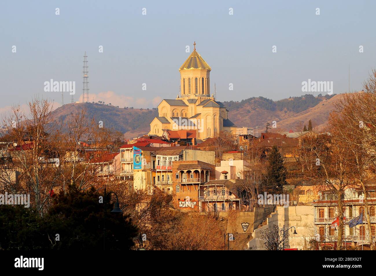 Photos of types of landscape Tbilisi Georgia Stock Photo