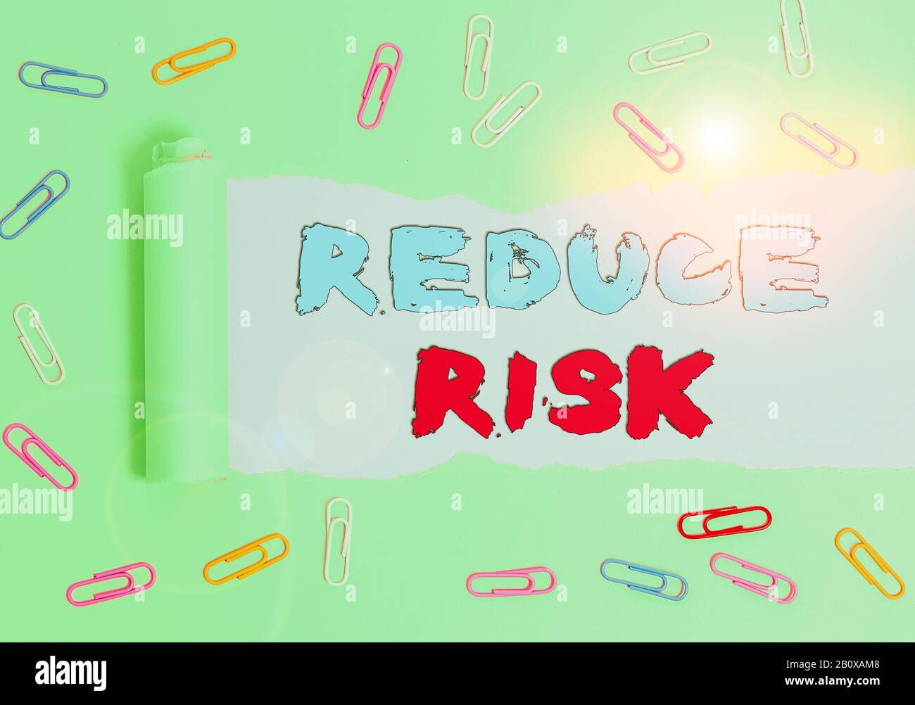 Conceptual hand writing showing Reduce Risk. Concept meaning lessen the ...