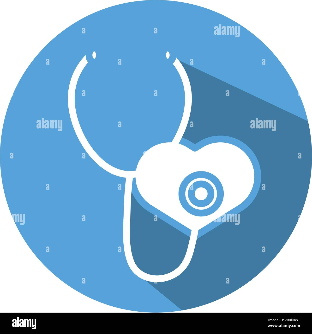 medical stethoscope tool block style icon Stock Vector Image & Art - Alamy