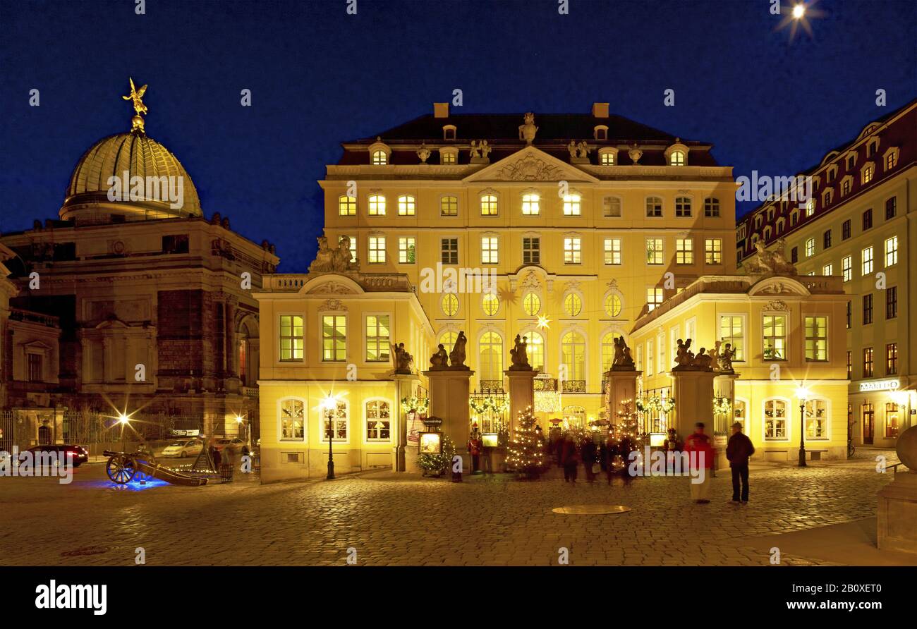 Dome of the art academy coselpalais on the dresden neumarkt hires
