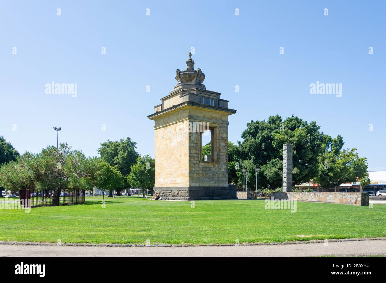 Colac War Memorial in Memorial Square, Murray Street, Colac, Western District, Victoria, Australia Stock Photo