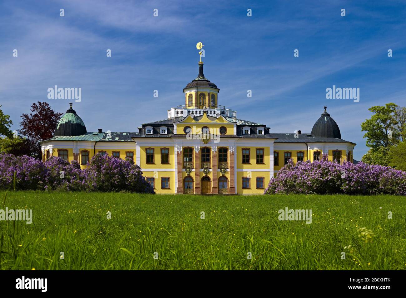 Belvedere Palace near Weimar, Thuringia, Germany, Stock Photo