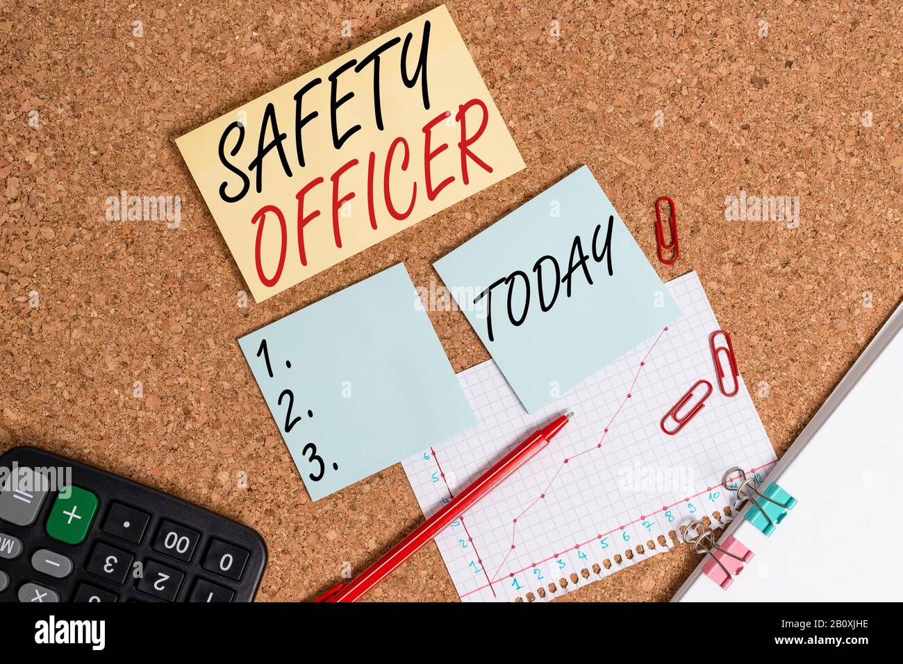 Handwriting text Safety Officer. Conceptual photo a demonstrating
