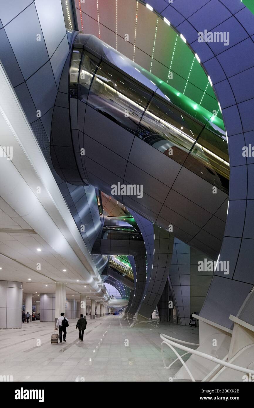 Dubai Airport Terminal 3, Dubai, United Arab Emirates, Asia Stock Photo