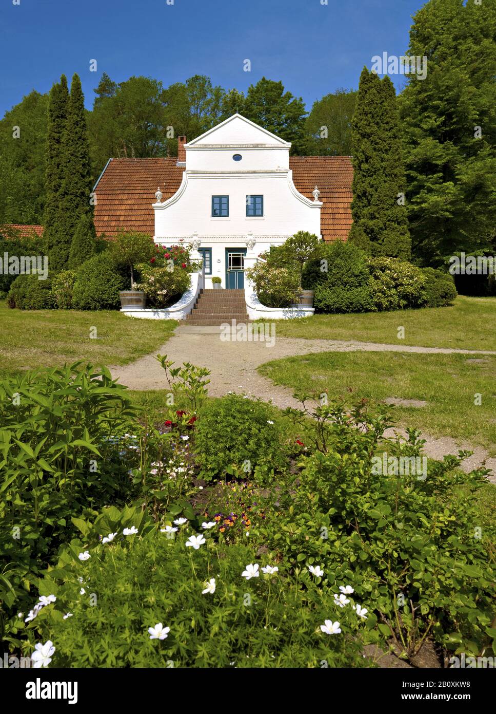 Barkenhoff, Heinrich Vogeler Haus, Worpswede, Lower Saxony, Germany, Stock Photo