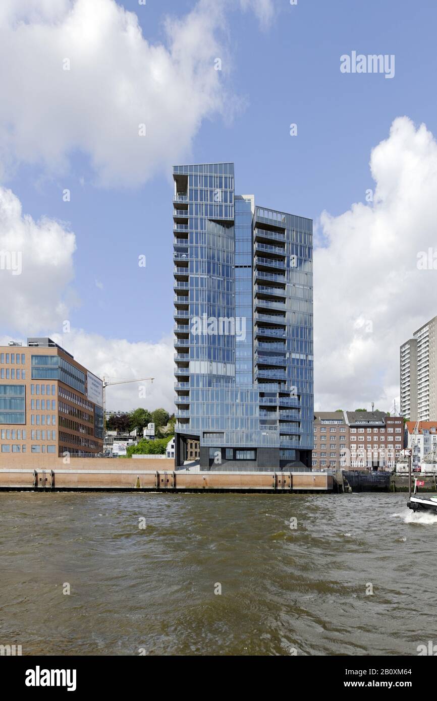 Highrise apartment building Kristall am Holzhafen, Altona, Hamburg