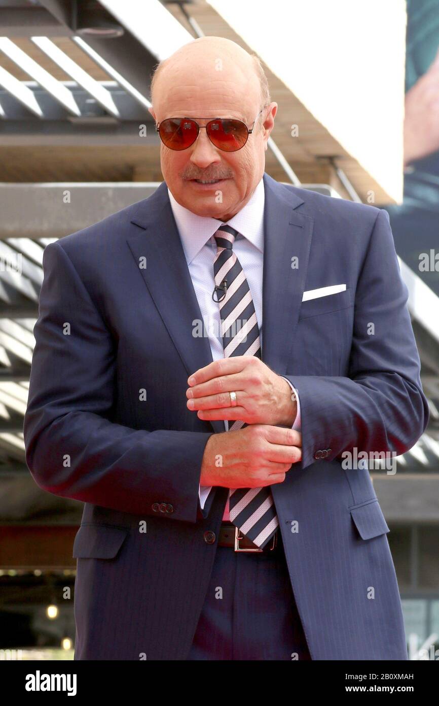 Los Angeles, CA. 21st Feb, 2020. Dr Phil McGraw at the induction ...