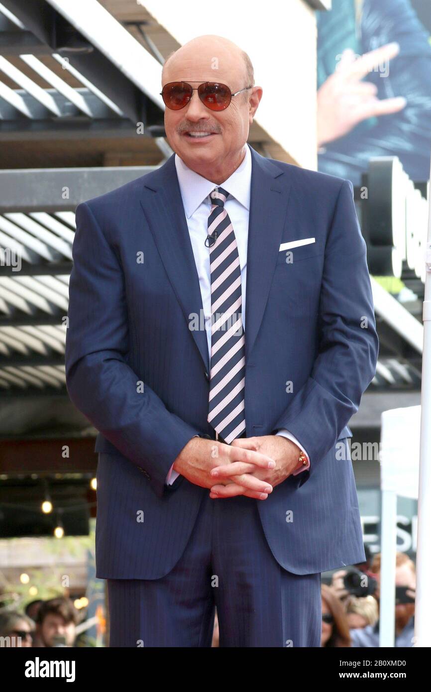 Los Angeles, CA. 21st Feb, 2020. Dr Phil McGraw at the induction ...