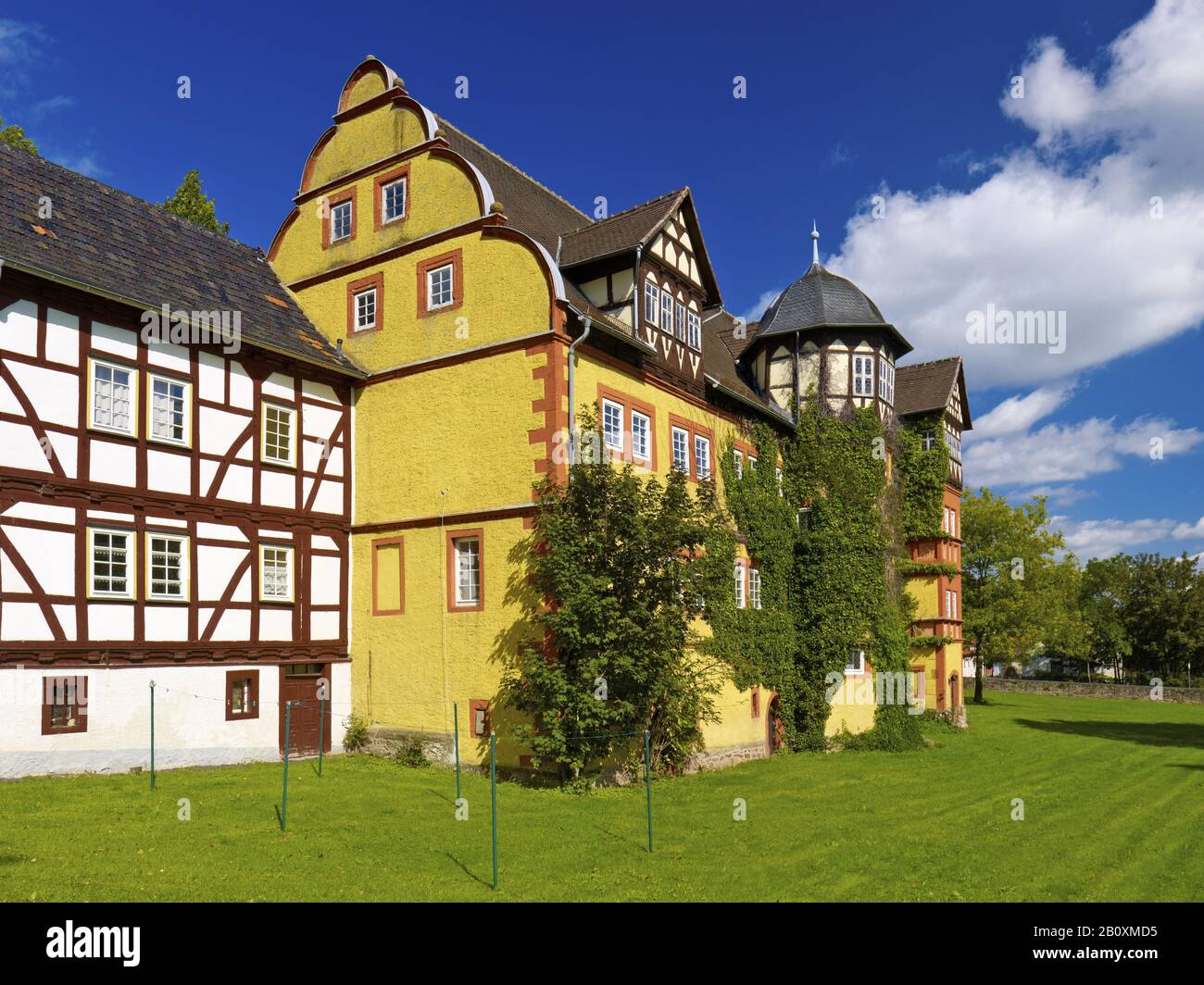 Geyso Castle, Mansbach-Hohenroda, Hersfeld-Rotenburg District, East Hesse, Germany, Stock Photo