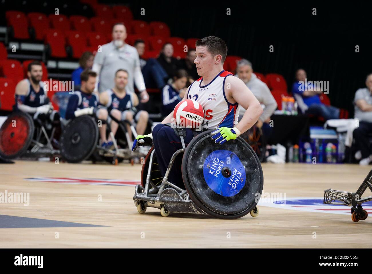 Great Britain v USA at the King Power Wheelchair Rugby Quad Nations