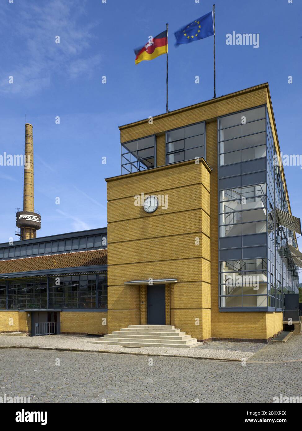 Fagus Werk, architect Walter Gropius, Alfeld / Leine, Hildesheim district, Lower Saxony, Germany, Stock Photo