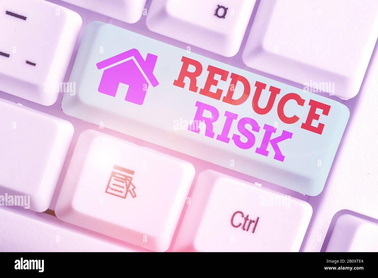 Conceptual hand writing showing Reduce Risk. Concept meaning lessen the ...