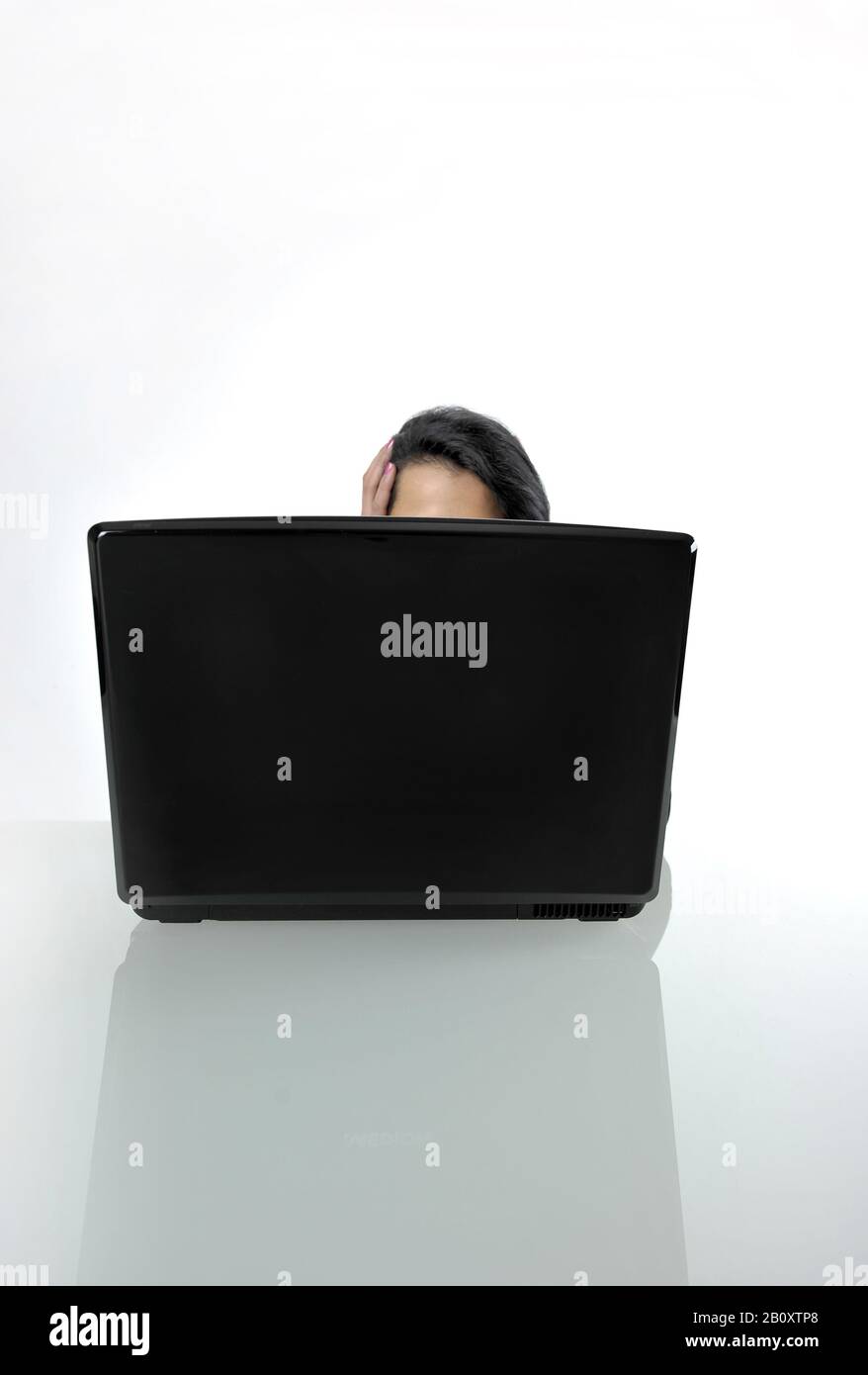 Young Indian business woman with notebook Stock Photo - Alamy